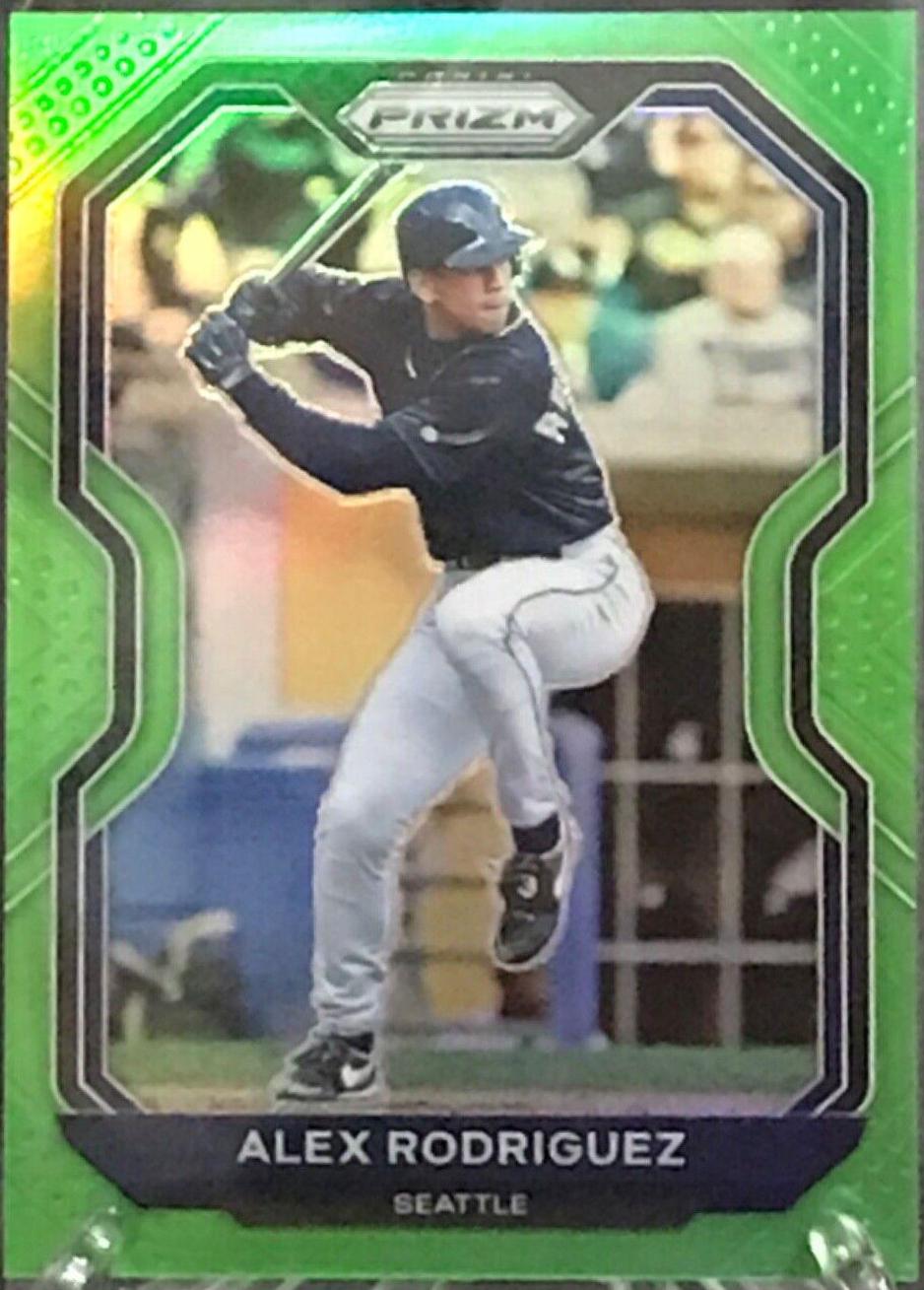 Alex Rodriguez [Lime Green Prizm] #195
