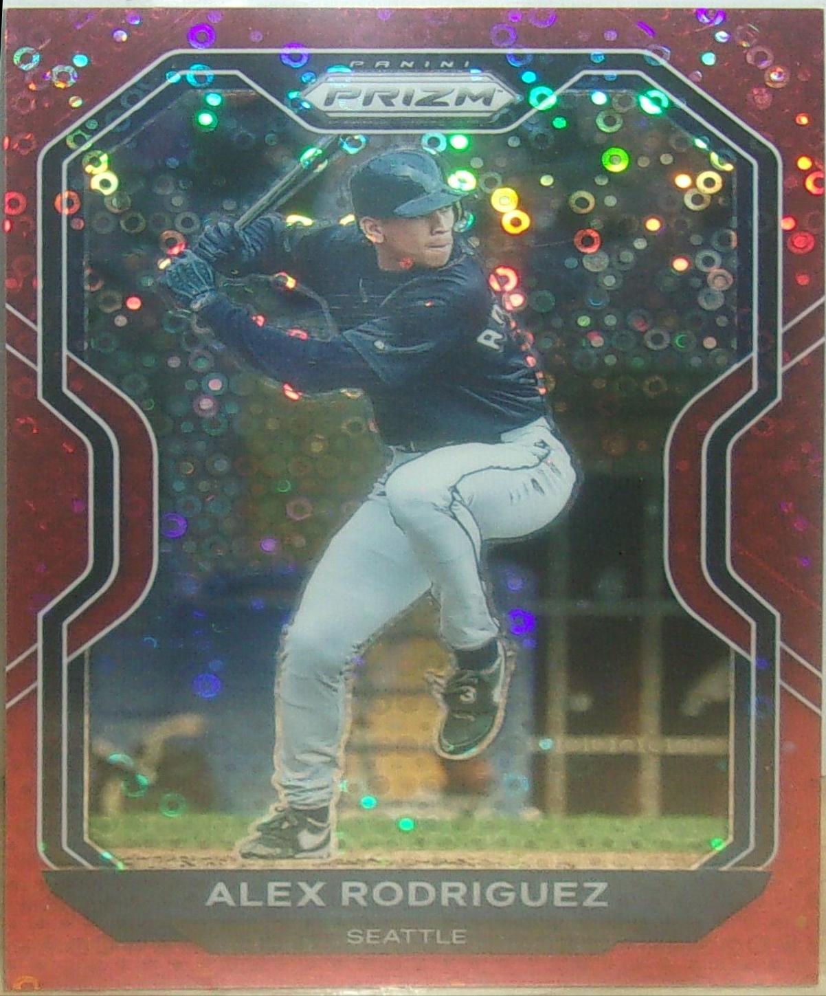 Alex Rodriguez [Red Donut Circles Prizm] #195