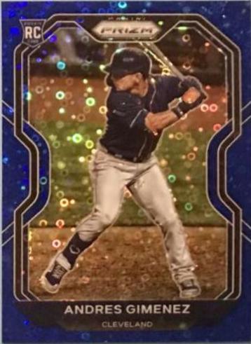 Andres Gimenez [Blue Donut Circles Prizm] #120