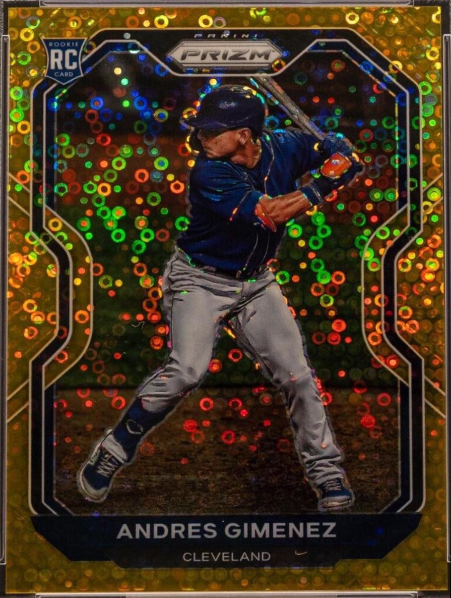 Andres Gimenez [Gold Donut Circles Prizm] #120