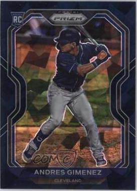Andres Gimenez [Navy Blue Cracked Ice Prizm] #120