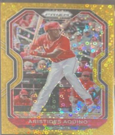 Aristides Aquino [Gold Donut Circles Prizm] #208