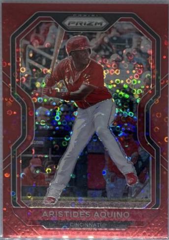 Aristides Aquino [Red Donut Circles Prizm] #208