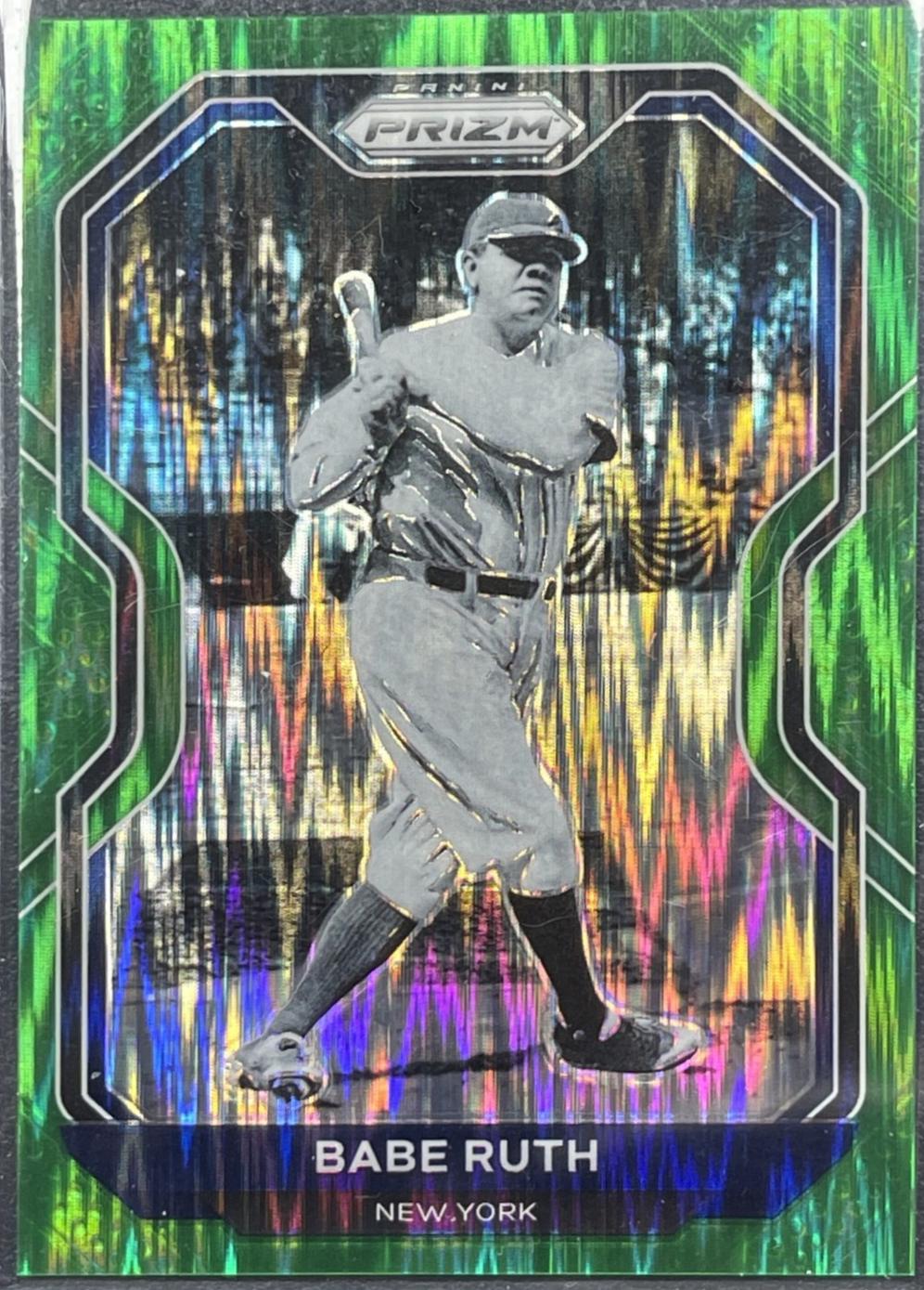 Babe Ruth [Forest Green Flash Prizm] #182