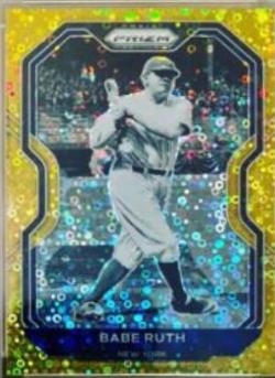 Babe Ruth [Gold Donut Circles Prizm] #182
