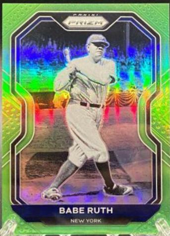 Babe Ruth [Lime Green Prizm] #182