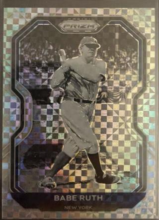 Babe Ruth [Power Plaid Prizm] #182
