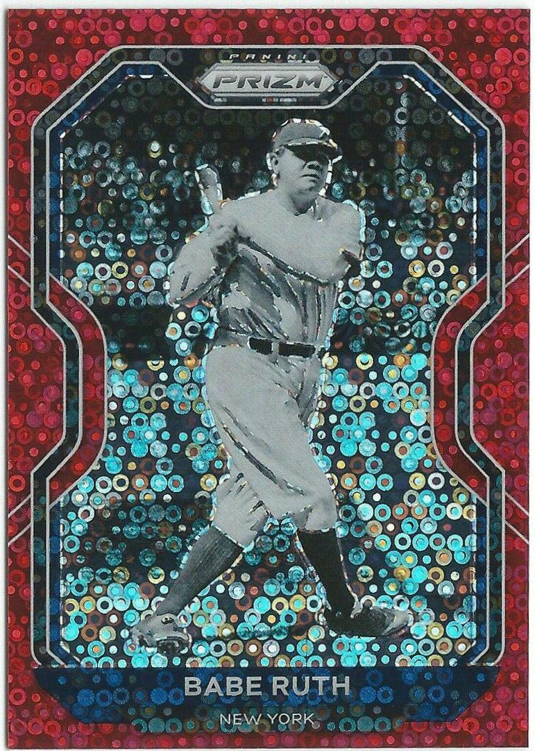 Babe Ruth [Red Donut Circles Prizm] #182