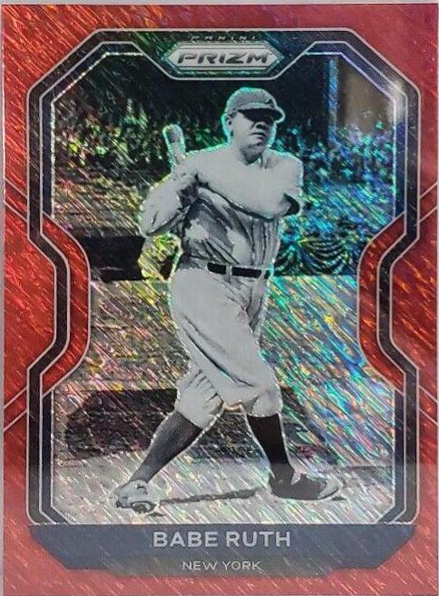 Babe Ruth [Red Shimmer Prizm] #182