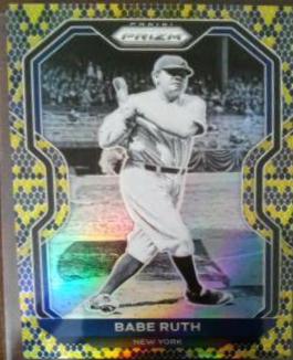 Babe Ruth [Snake Skin Prizm] #182