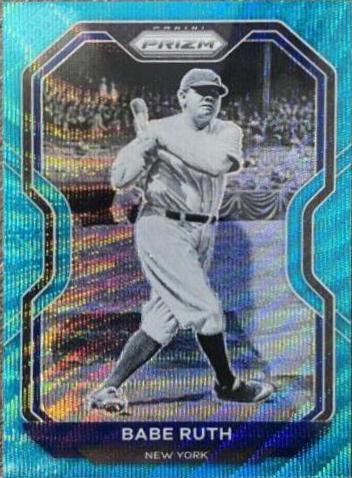 Babe Ruth [Teal Wave Prizm] #182