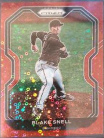 Blake Snell [Red Donut Circles Prizm] #37