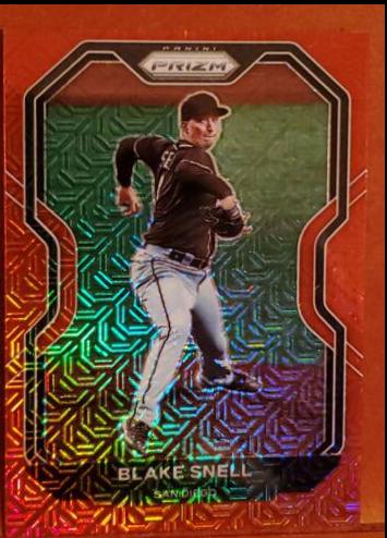 Blake Snell [Red Mojo Prizm] #37