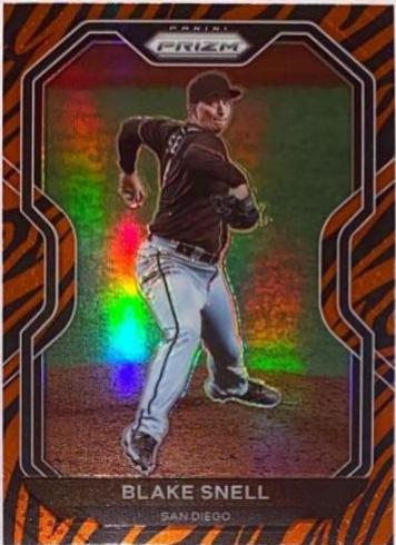 Blake Snell [Tiger Stripes Prizm] #37
