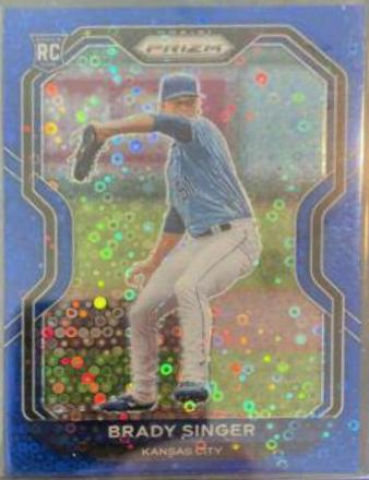 Brady Singer [Blue Donut Circles Prizm] #114