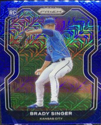 Brady Singer [Blue Mojo Prizm] #114