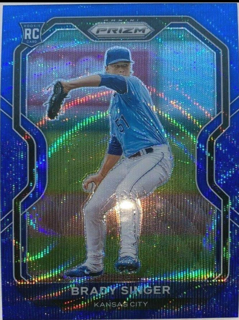 Brady Singer [Blue Wave Prizm] #114