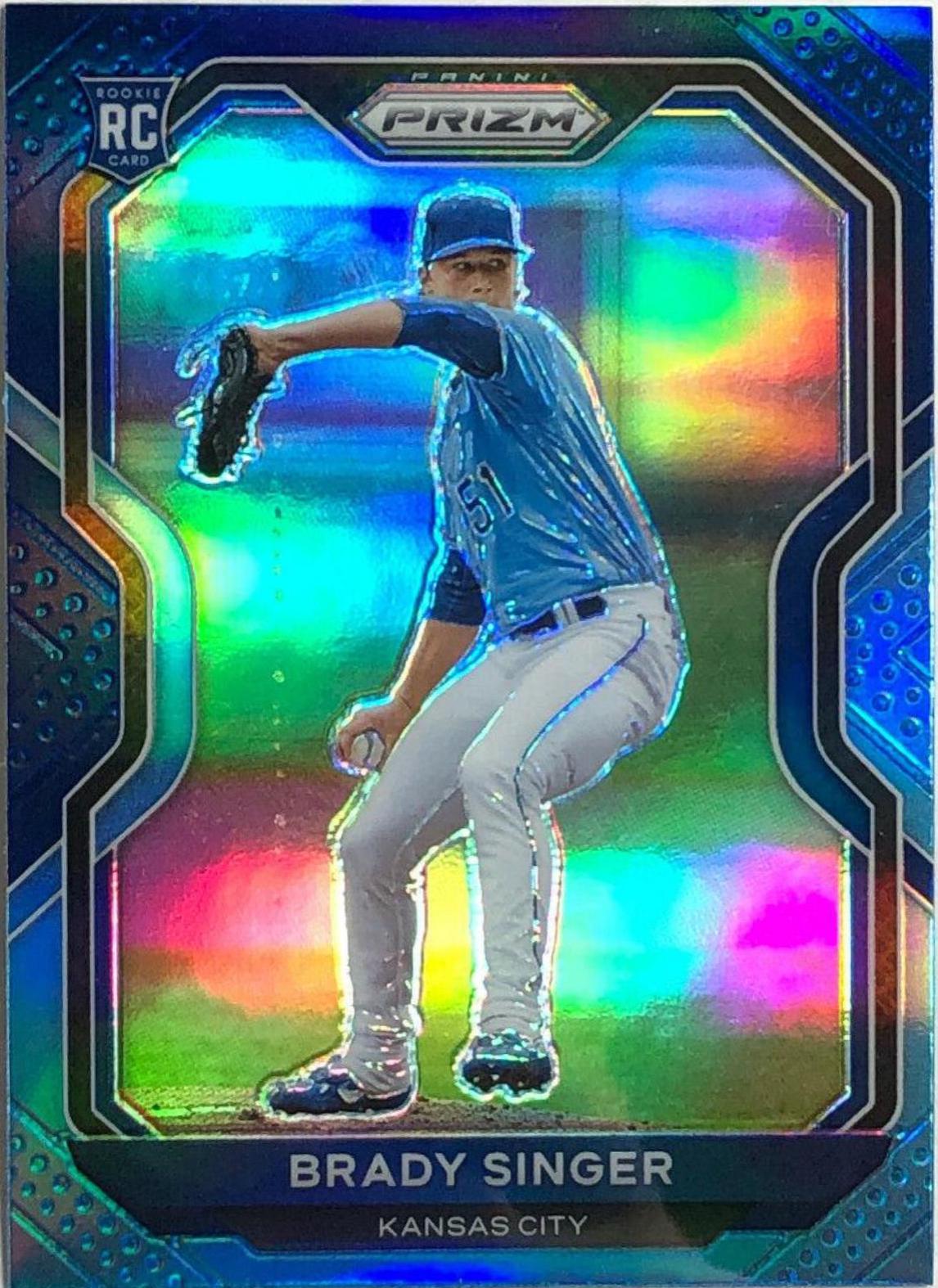 Brady Singer [Navy Blue Carolina Blue] #114