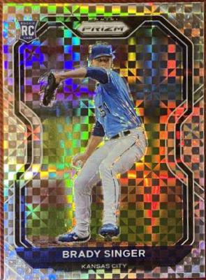 Brady Singer [Power Plaid Prizm] #114