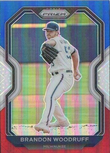 Brandon Woodruff [Red, White, and Blue Prizm] #18
