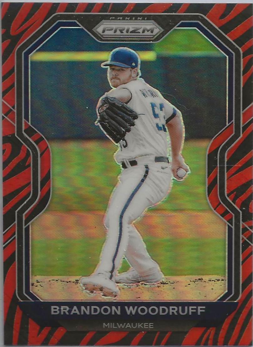 Brandon Woodruff [Tiger Stripes Prizm] #18