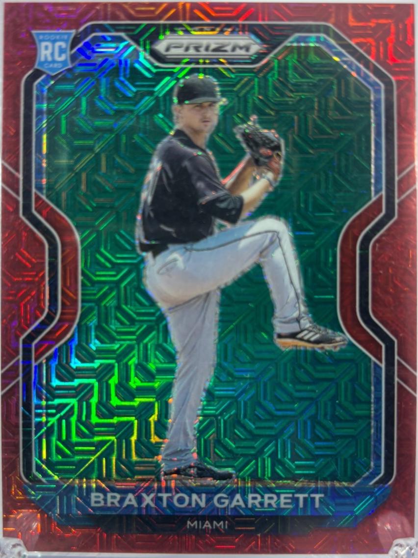 Braxton Garrett [Red Mojo Prizm] #121