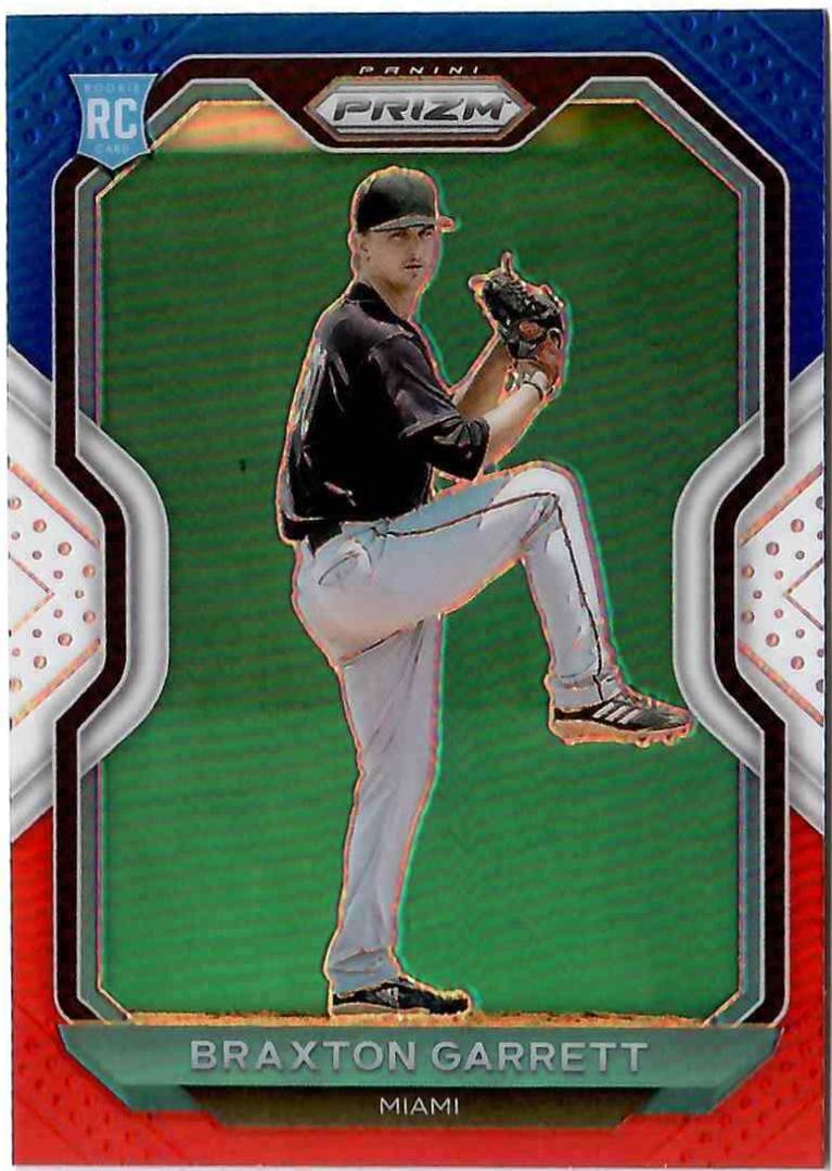 Braxton Garrett [Red, White, and Blue Prizm] #121