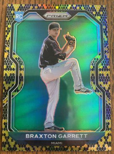Braxton Garrett [Snake Skin Prizm] #121