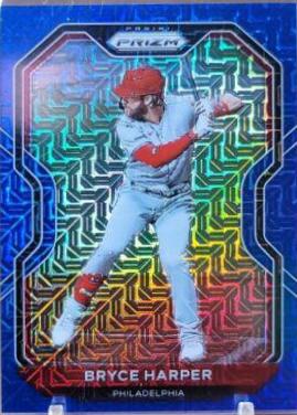 Bryce Harper [Blue Mojo Prizm] #187