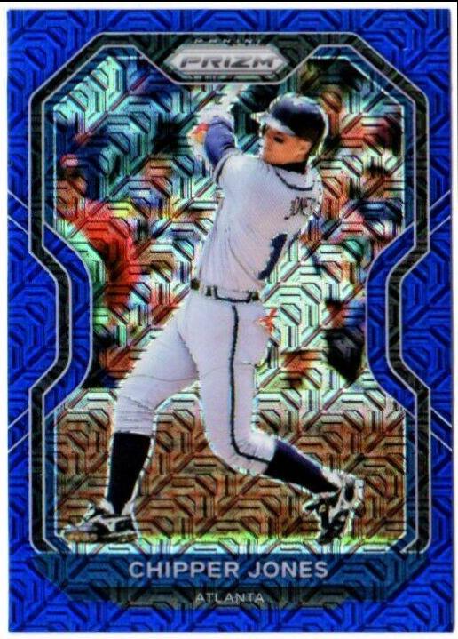 Chipper Jones [Blue Mojo Prizm] #218