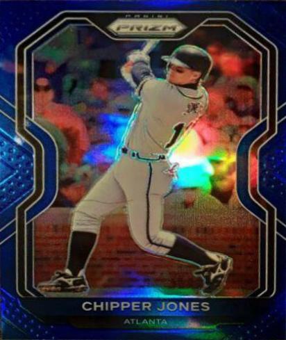Chipper Jones [Blue Prizm] #218