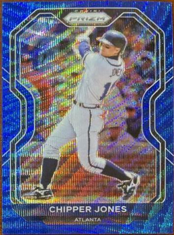 Chipper Jones [Blue Wave Prizm] #218