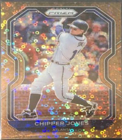 Chipper Jones [Bronze Donut Circles Prizm] #218
