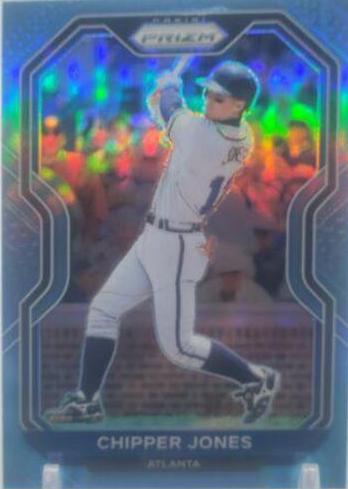 Chipper Jones [Carolina Blue Prizm] #218