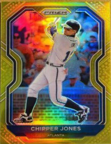 Chipper Jones [Gold Prizm] #218