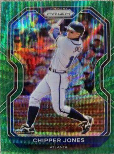 Chipper Jones [Green Wave Prizm] #218