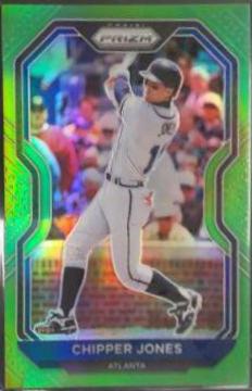 Chipper Jones [Lime Green Prizm] #218