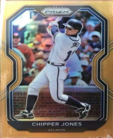 Chipper Jones [Neon Orange Prizm] #218