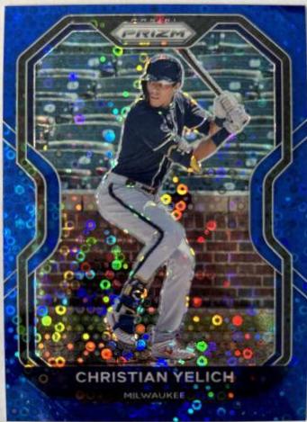 Christian Yelich [Blue Donut Circles Prizm] #242