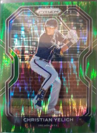 Christian Yelich [Forest Green Flash Prizm] #242