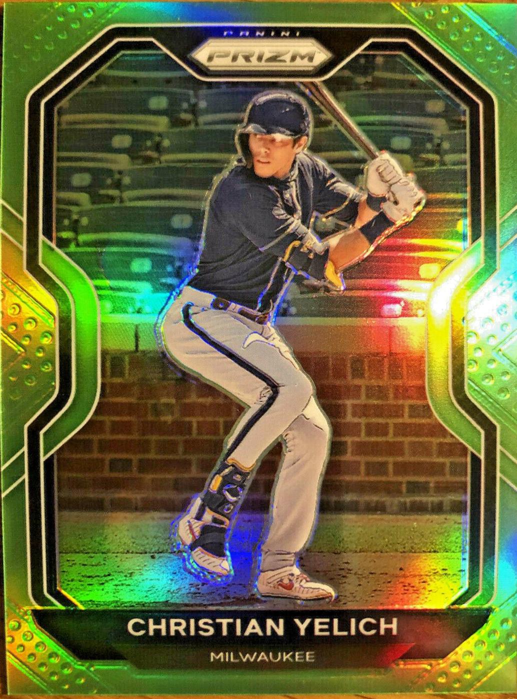 Christian Yelich [Lime Green Prizm] #242