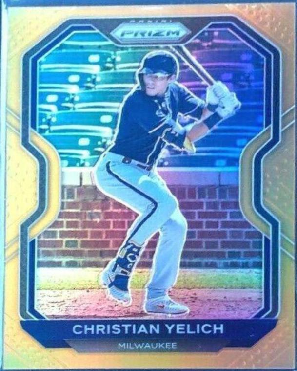 Christian Yelich [Neon Orange Prizm] #242