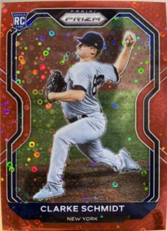 Clarke Schmidt [Red Donut Circles Prizm] #75
