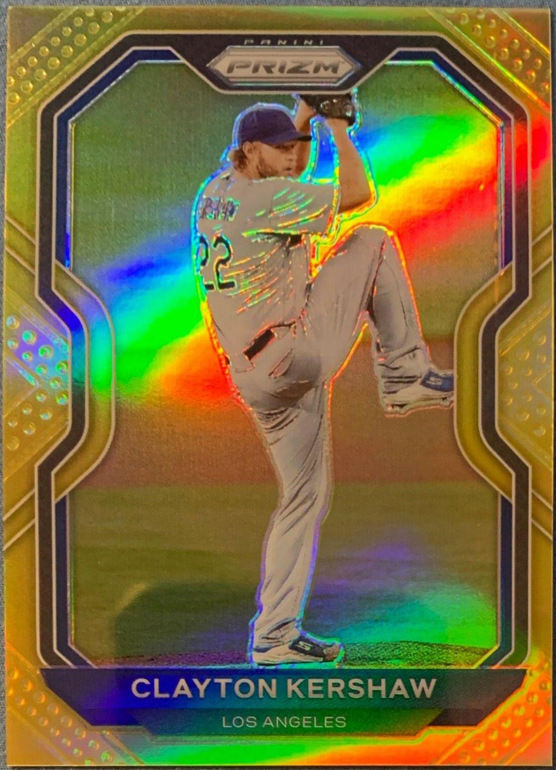 Clayton Kershaw [Gold Prizm] #204