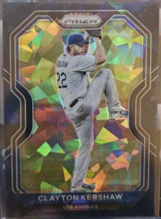 Clayton Kershaw [Navy Blue Cracked Ice Prizm] #204
