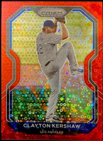 Clayton Kershaw [Red Donut Circles Prizm] #204
