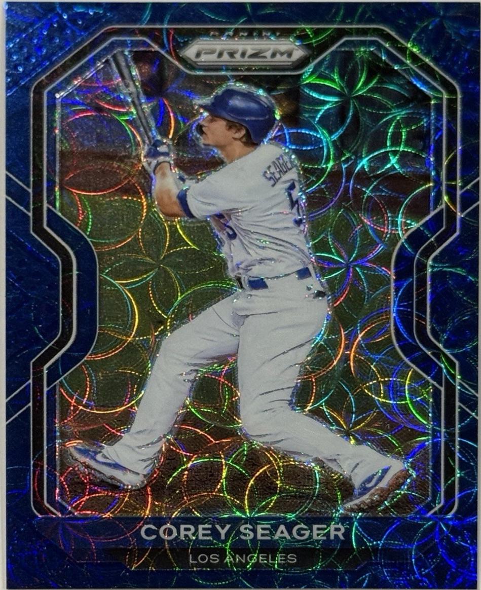 Corey Seager [Navy Blue Kaleidoscope Prizm] #100