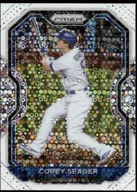 Corey Seager [White Donut Circles Prizm] #100