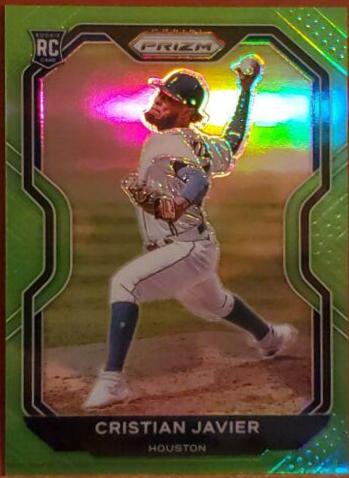 Cristian Javier [Lime Green Prizm] #249