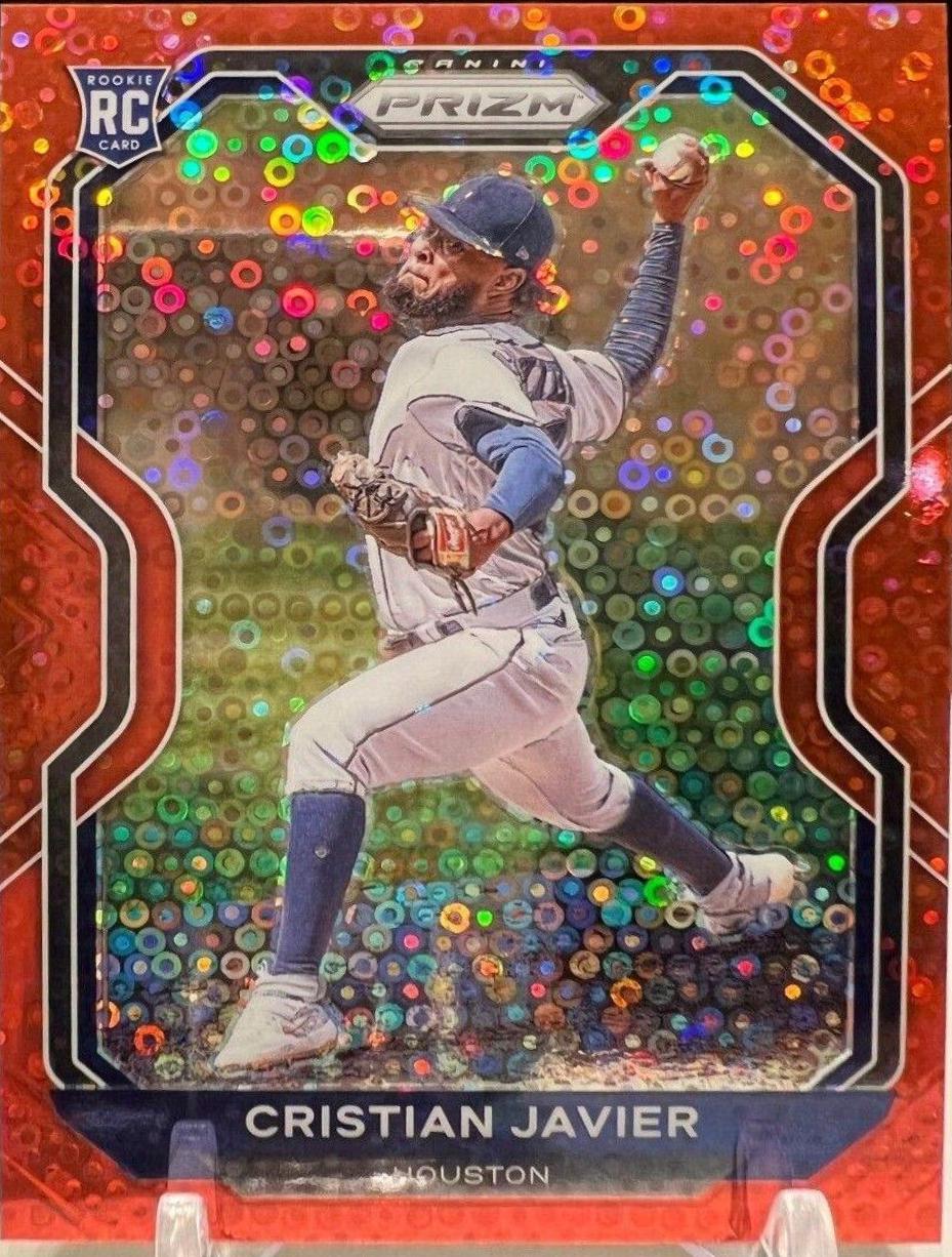 Cristian Javier [Red Donut Circles Prizm] #249